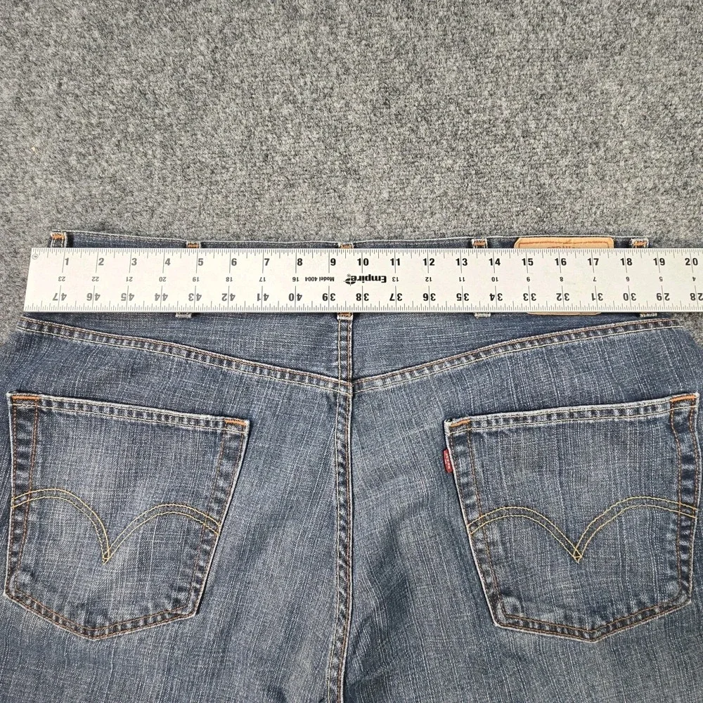 Levi's 569 Loose Fit Straight Leg Blue Jeans Men's 38x29 Y2K Baggy 100% Cotton